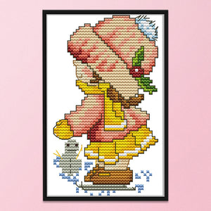 Four Seasons (Winter) 14CT Stamped Cross Stitch Kit 10x17cm(canvas)