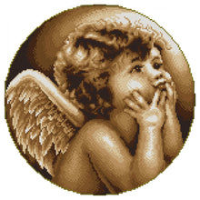 Load image into Gallery viewer, Little Angels 14CT Stamped Cross Stitch Kit 35x35cm(canvas)
