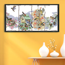 Load image into Gallery viewer, Bird 14CT Stamped Cross Stitch Kit 49x28cm(canvas)
