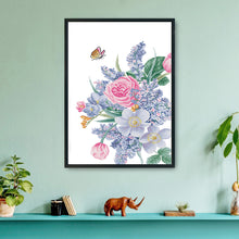 Load image into Gallery viewer, Flower &amp; Butterfly 11CT Stamped Cross Stitch Kit 90x55cm(canvas)
