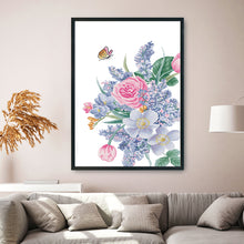 Load image into Gallery viewer, Flower &amp; Butterfly 11CT Stamped Cross Stitch Kit 90x55cm(canvas)
