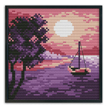 Load image into Gallery viewer, Landscape 14CT Stamped Cross Stitch Kit 16x16cm(canvas)
