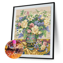 Load image into Gallery viewer, Flowers 30x40cm(Canvas) full round drill diamond painting
