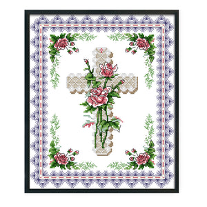 Magic 14CT Stamped Cross Stitch Kit 29x33cm(canvas)