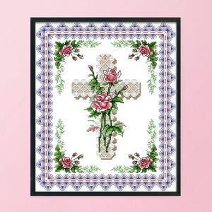 Magic 14CT Stamped Cross Stitch Kit 29x33cm(canvas)