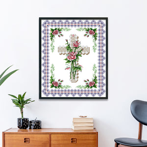 Magic 14CT Stamped Cross Stitch Kit 29x33cm(canvas)