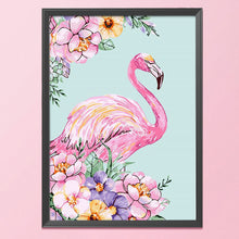 Load image into Gallery viewer, Flamingo 11CT Stamped Cross Stitch Kit 48x65cm(canvas)
