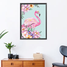 Load image into Gallery viewer, Flamingo 11CT Stamped Cross Stitch Kit 48x65cm(canvas)
