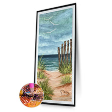 Load image into Gallery viewer, Seaside View 30x80cm(Canvas) full round drill diamond painting
