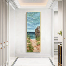 Load image into Gallery viewer, Seaside View 30x80cm(Canvas) full round drill diamond painting
