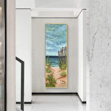 Load image into Gallery viewer, Seaside View 30x80cm(Canvas) full round drill diamond painting
