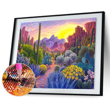 Load image into Gallery viewer, Cactus 40x30cm(Canvas) full round drill diamond painting
