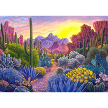 Load image into Gallery viewer, Cactus 40x30cm(Canvas) full round drill diamond painting
