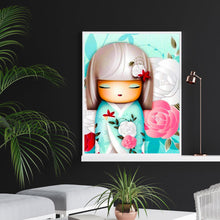 Load image into Gallery viewer, Cute Doll 30x40cm(Canvas) full round drill diamond painting
