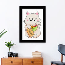 Load image into Gallery viewer, Lucky Cat 11CT Stamped Cross Stitch Kit 25x20cm(canvas)
