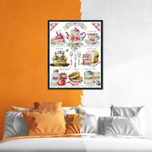 Load image into Gallery viewer, Tea Time 14CT Stamped Cross Stitch Kit 36x44cm(canvas)
