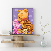 Load image into Gallery viewer, Cartoon Bear 30x40cm(canvas) full round drill diamond painting
