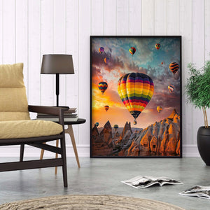 Hot Air Balloon 30x40cm(Canvas) full round drill diamond painting