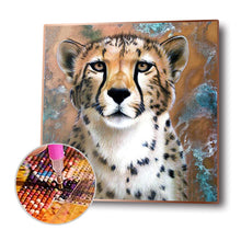 Load image into Gallery viewer, Leopard 30x30cm(Canvas) full round drill diamond painting
