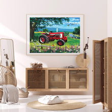 Load image into Gallery viewer, Field Car 40x30cm(Canvas) full round drill diamond painting
