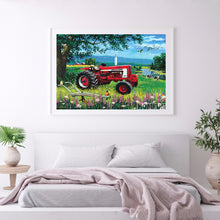 Load image into Gallery viewer, Field Car 40x30cm(Canvas) full round drill diamond painting
