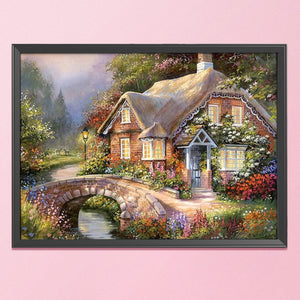 Landscape 14CT Counted Cross Stitch Kit 50x40cm(canvas)