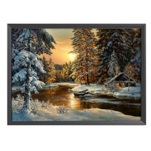 Load image into Gallery viewer, Landscape 14CT Counted Cross Stitch Kit 50x40cm(canvas)
