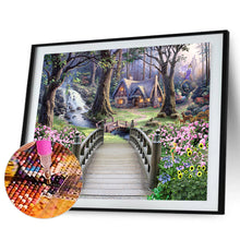 Load image into Gallery viewer, Bridge Over River 40x30cm(canvas) full round drill diamond painting
