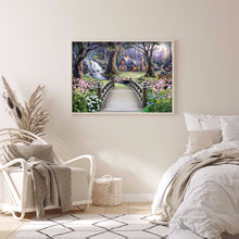 Load image into Gallery viewer, Bridge Over River 40x30cm(canvas) full round drill diamond painting
