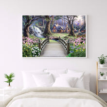 Load image into Gallery viewer, Bridge Over River 40x30cm(canvas) full round drill diamond painting
