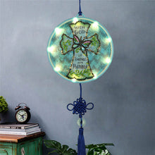 Load image into Gallery viewer, DIY Diamond Painting LED Hanging Light Ornaments Lamp (AA065 Cross)
