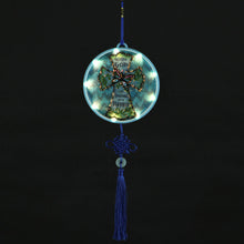 Load image into Gallery viewer, DIY Diamond Painting LED Hanging Light Ornaments Lamp (AA065 Cross)
