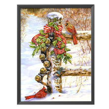 Load image into Gallery viewer, Snow Bird 14CT Counted Cross Stitch Kit 40x50cm(canvas)
