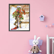 Load image into Gallery viewer, Snow Bird 14CT Counted Cross Stitch Kit 40x50cm(canvas)
