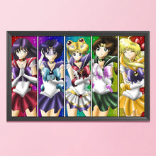 Load image into Gallery viewer, Sailor Moon 11CT Stamped Cross Stitch Kit 96x56cm(canvas)
