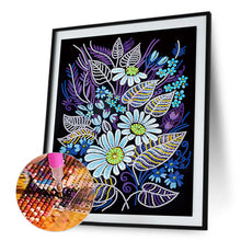 Load image into Gallery viewer, Luminous Flower 30x40cm(canvas) partial special shaped drill diamond painting
