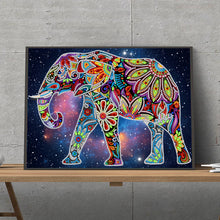 Load image into Gallery viewer, Luminous Elephant 30x40cm(canvas) partial special shaped drill diamond painting
