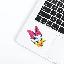 Load image into Gallery viewer, 6pcs Color Animal DIY Round  Self-adhesive Stickers Diamond Painting Kit
