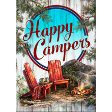 Load image into Gallery viewer, Happy Camping 30x40cm(canvas) full square drill diamond painting
