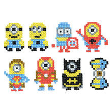 Load image into Gallery viewer, 8pcs DIY Minions Round Drill Stickers Diamond Painting Rhinestones Pasters
