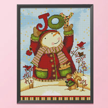 Load image into Gallery viewer, Toy &amp; Snowman 11CT Stamped Cross Stitch Kit 50x40cm(canvas)
