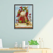 Load image into Gallery viewer, Toy &amp; Snowman 11CT Stamped Cross Stitch Kit 50x40cm(canvas)
