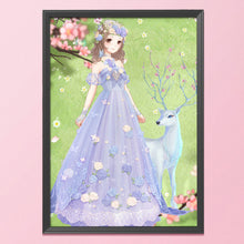 Load image into Gallery viewer, Girl 11CT Stamped Cross Stitch Kit 51x62cm(canvas)
