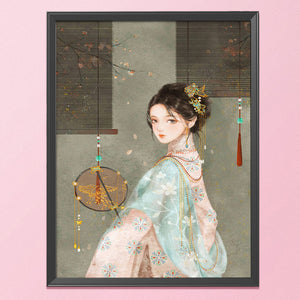 Oriental Beauty 11CT Stamped Cross Stitch Kit 50x70cm(canvas)