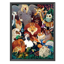 Load image into Gallery viewer, Animals 11CT Stamped Cross Stitch Kit 48x65cm(canvas)
