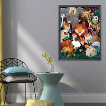 Load image into Gallery viewer, Animals 11CT Stamped Cross Stitch Kit 48x65cm(canvas)
