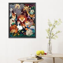 Load image into Gallery viewer, Animals 11CT Stamped Cross Stitch Kit 48x65cm(canvas)
