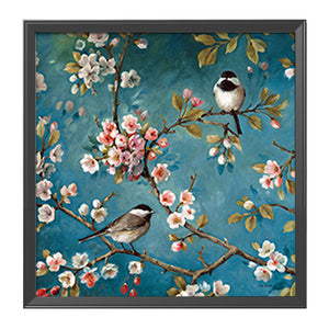 Bird Branch 11CT Stamped Cross Stitch Kit 45x45cm(canvas)