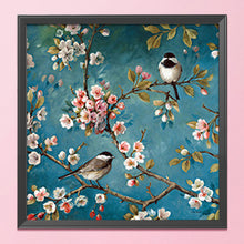 Load image into Gallery viewer, Bird Branch 11CT Stamped Cross Stitch Kit 45x45cm(canvas)
