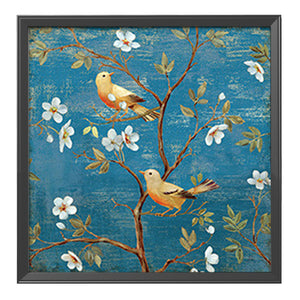 Bird Branch 11CT Stamped Cross Stitch Kit 45x45cm(canvas)